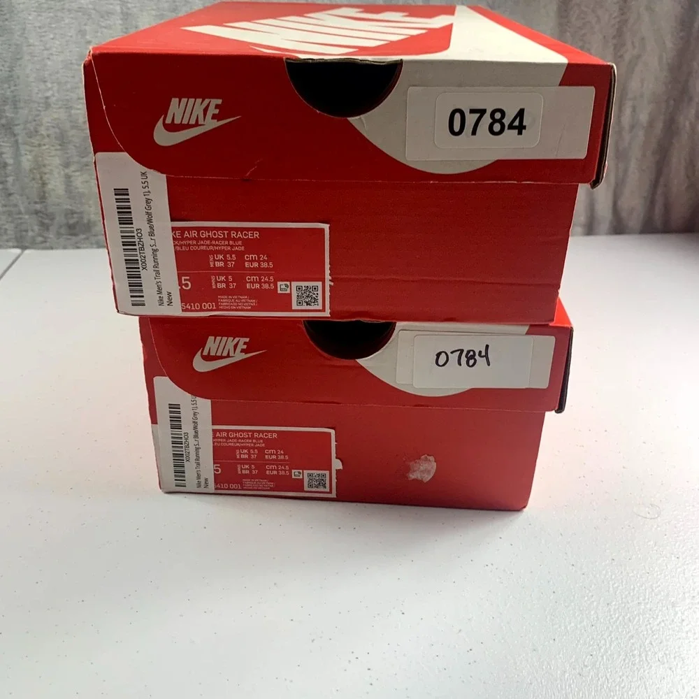 Nike Air‎ Ghost Racer AT5410-001 Sneakers Men's 6 Blue Hyper Jade Running Shoes